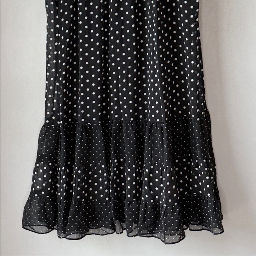 NWT JBS Polka Dot Dress Chiffon - Picture 4 of 5